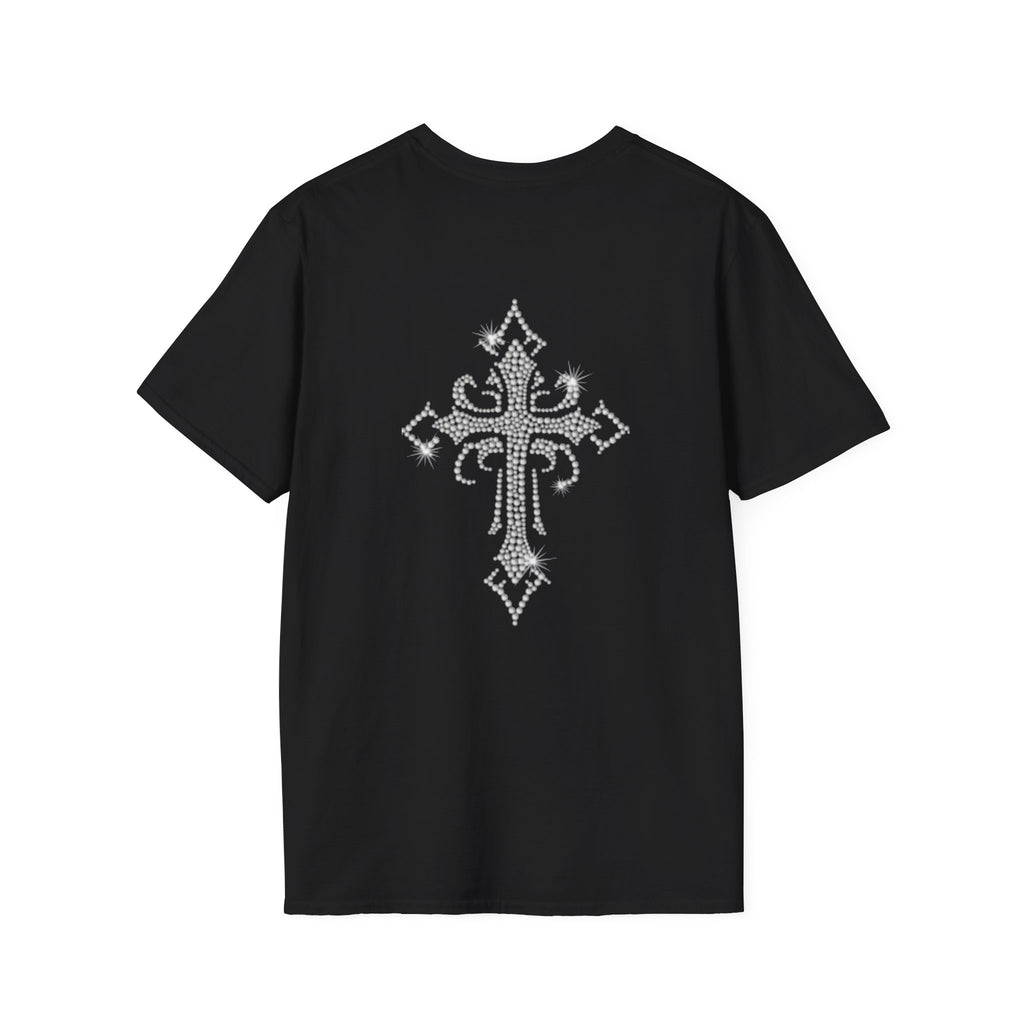 He Restores My Soul T-Shirt — Psalm 23:3 Script Faith Tee