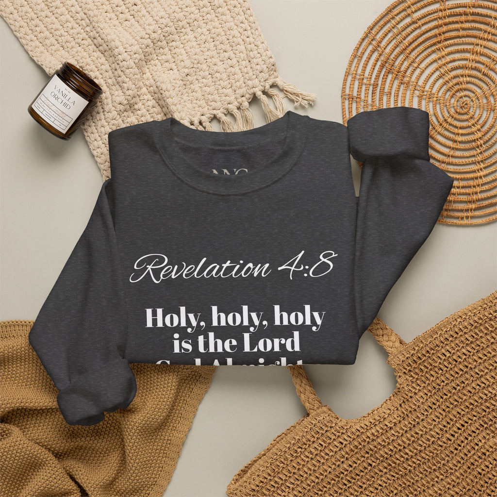 Revelation 4:8 "Holy, Holy, Holy" Crewneck Sweatshirt