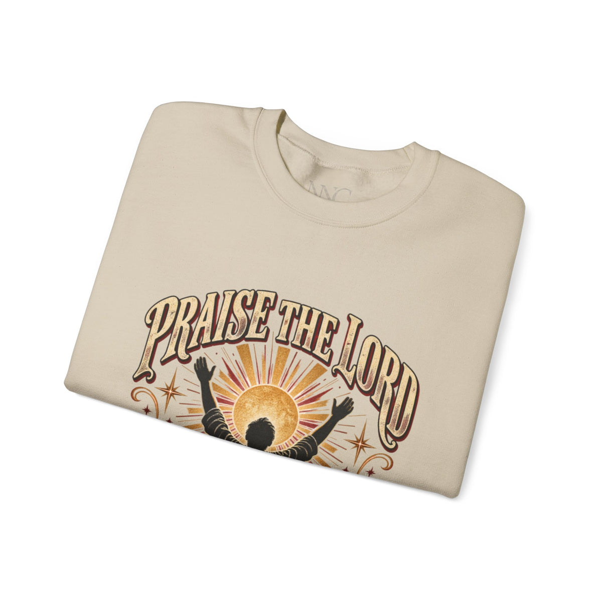 Praise The Lord Crewneck Sweatshirt — Christian Faith Graphic Pullover
