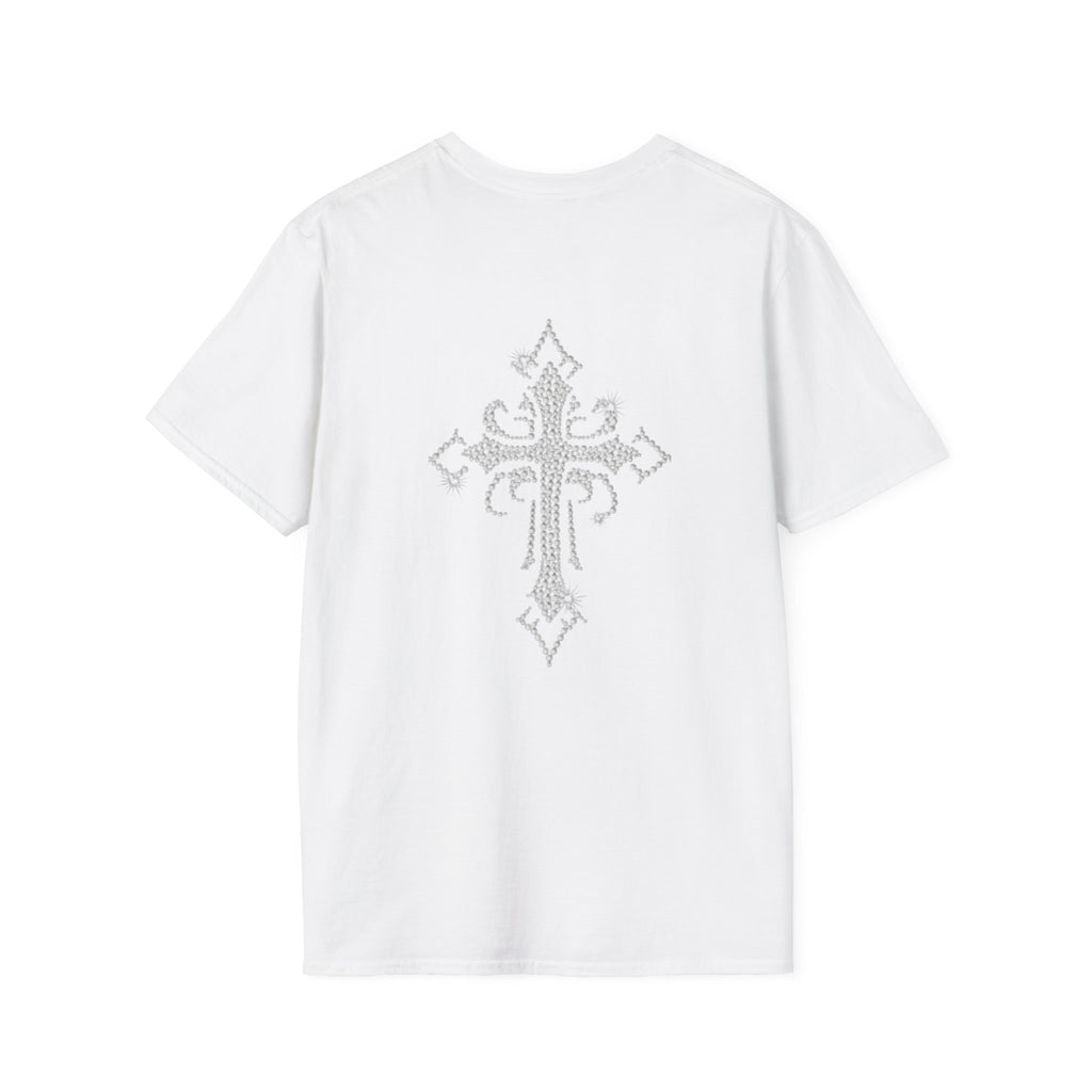 He Restores My Soul T-Shirt — Psalm 23:3 Script Faith Tee