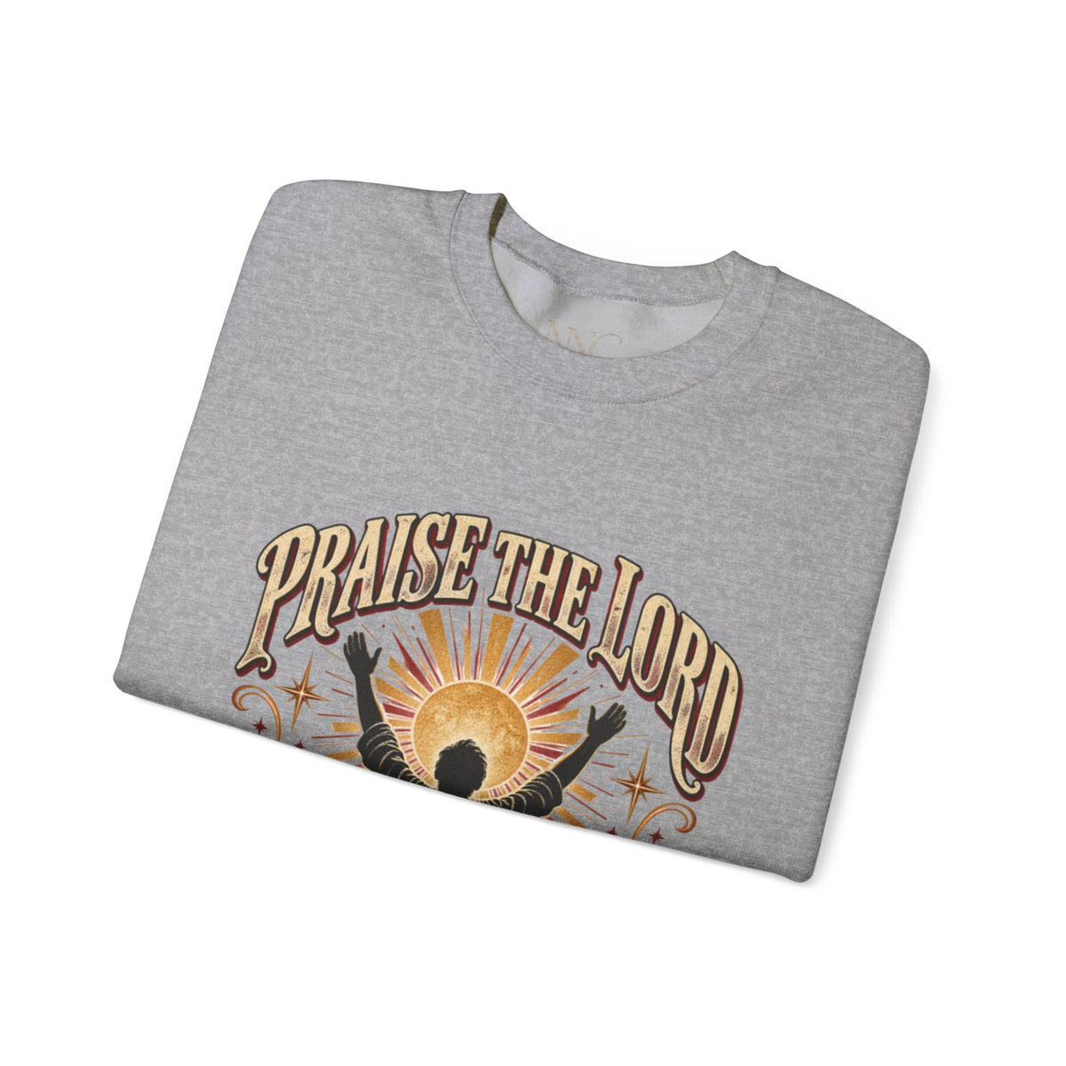 Praise The Lord Crewneck Sweatshirt — Christian Faith Graphic Pullover