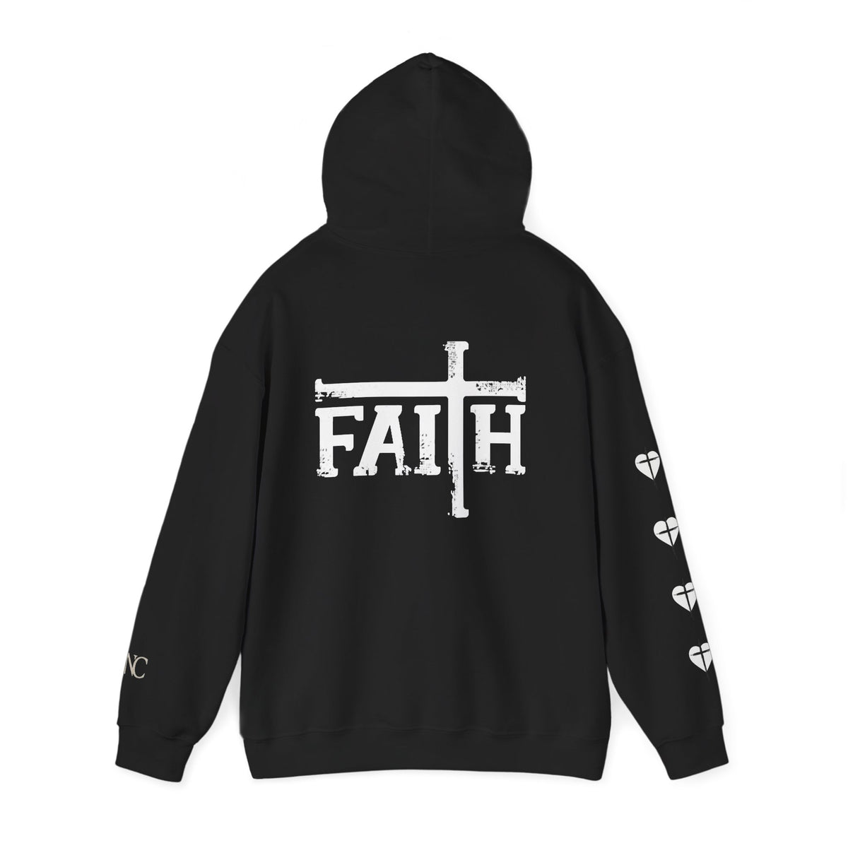 Faith Cross Hoodie — "Redeeming the Lost, to Send to the Lost" Christian Pullover