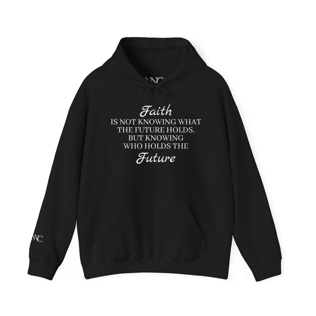 Faith Quote Hoodie – "I'm With Him" Christian Inspirational Hooded Sweatshirt