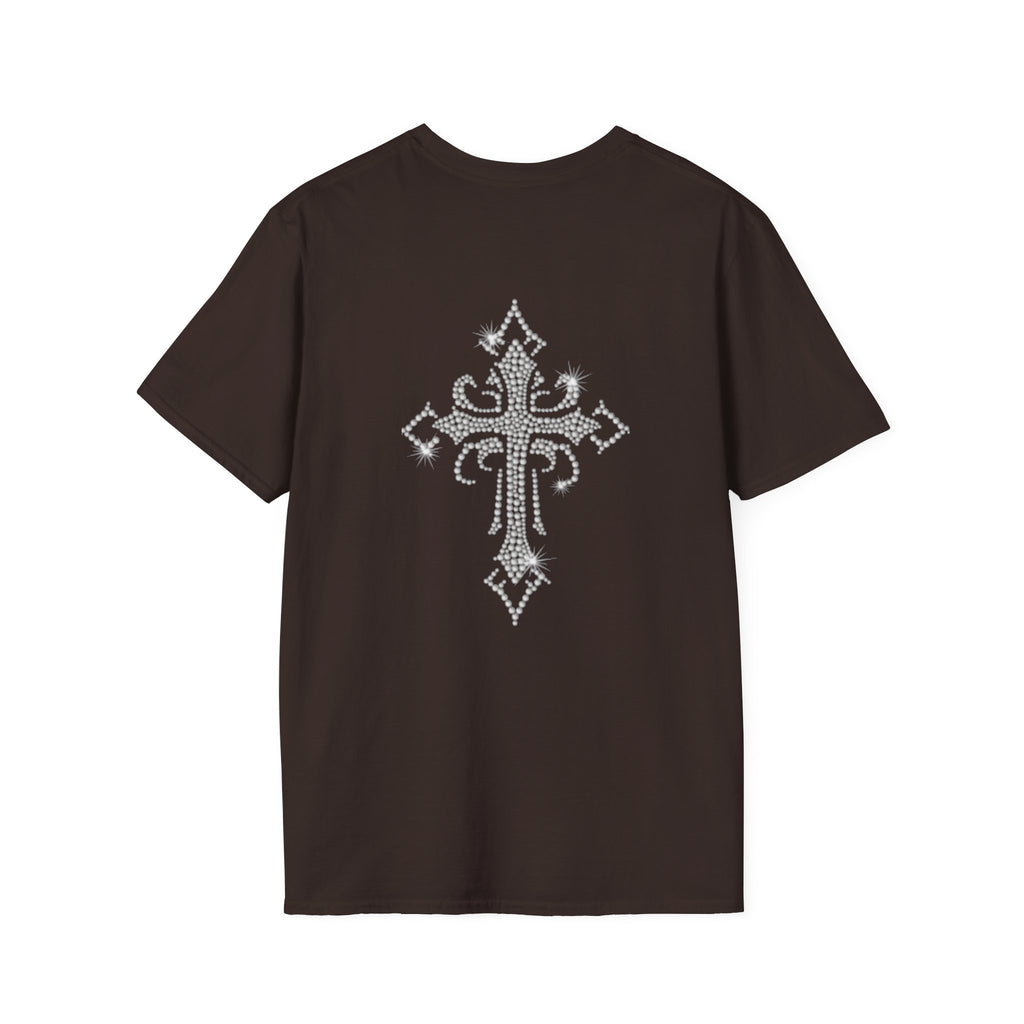 He Restores My Soul T-Shirt — Psalm 23:3 Script Faith Tee