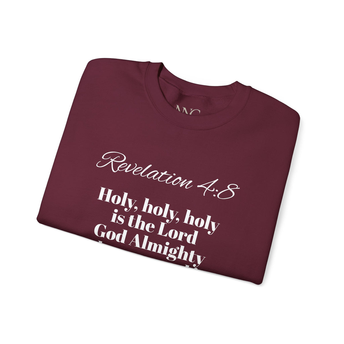 Revelation 4:8 "Holy, Holy, Holy" Crewneck Sweatshirt