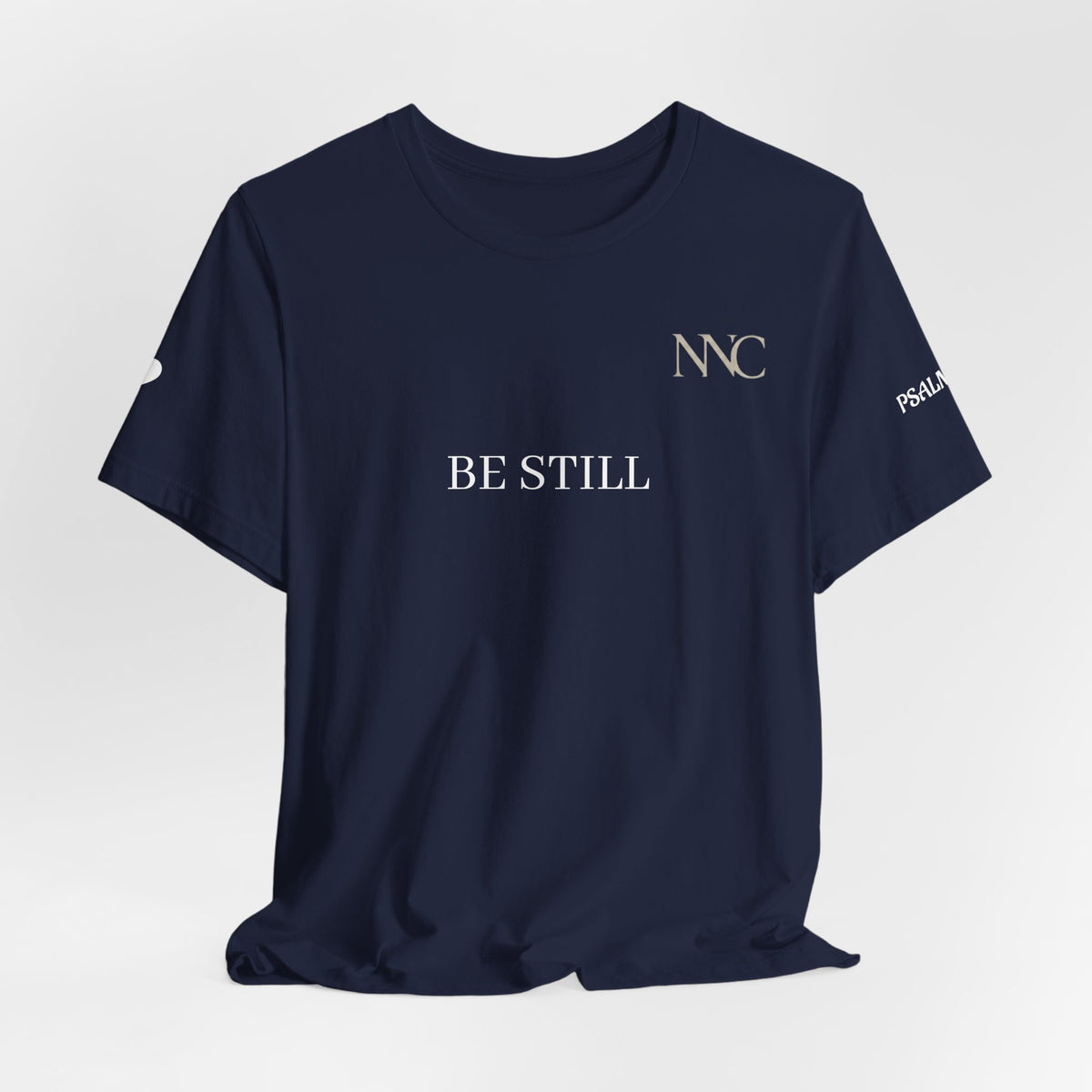 Minimalist 'NNC' Logo T-Shirt – Small Chest Monogram Tee