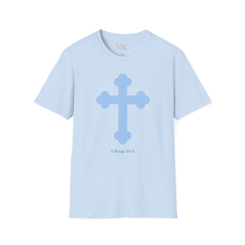 Christian T-Shirt — “I Will Heal You” Prayer Cross Faith Tee