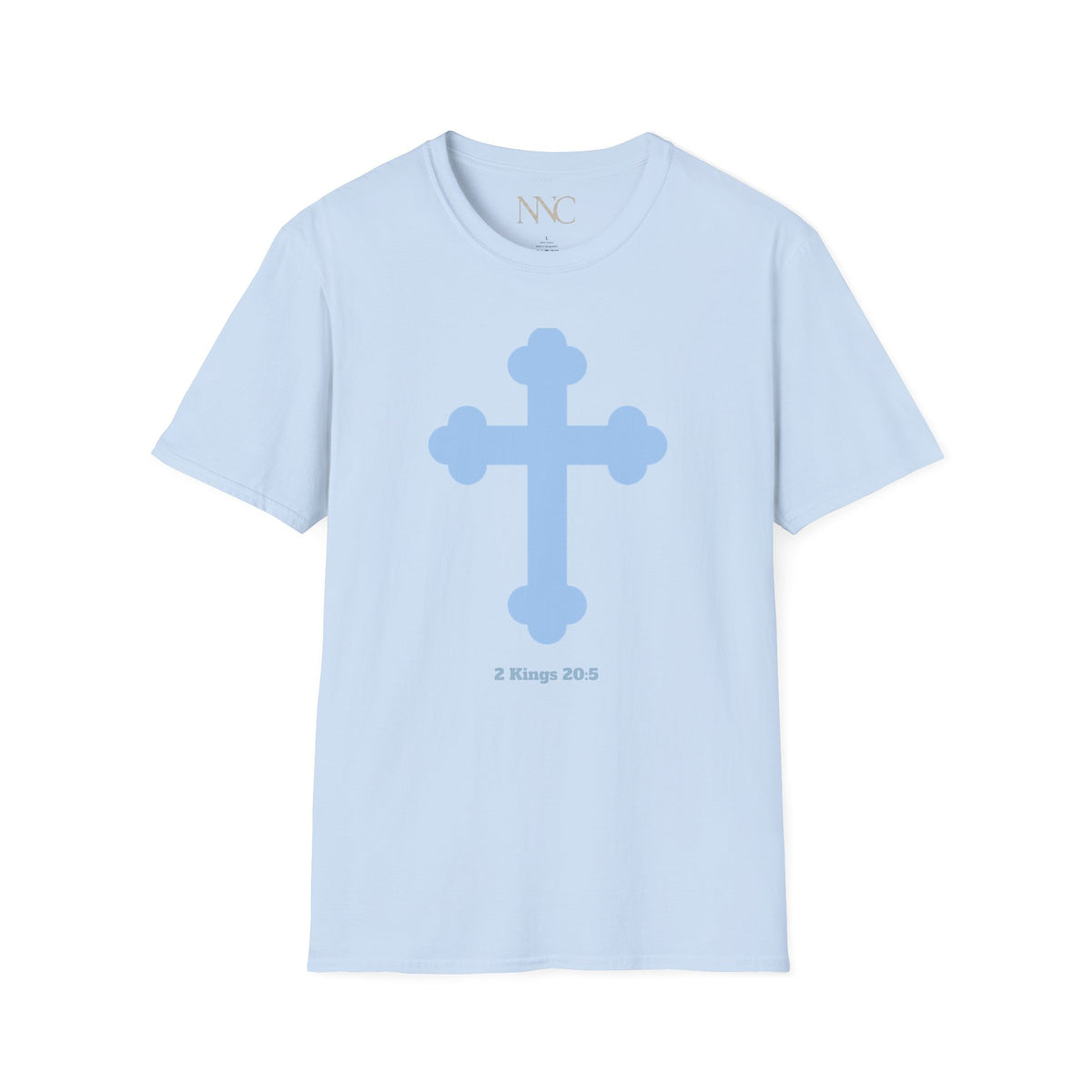Christian T-Shirt — “I Will Heal You” Prayer Cross Faith Tee