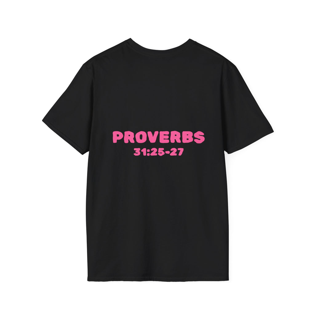Motherhood Is Kingdom Work T-Shirt — Floral Christian Proverbs 31 Tee