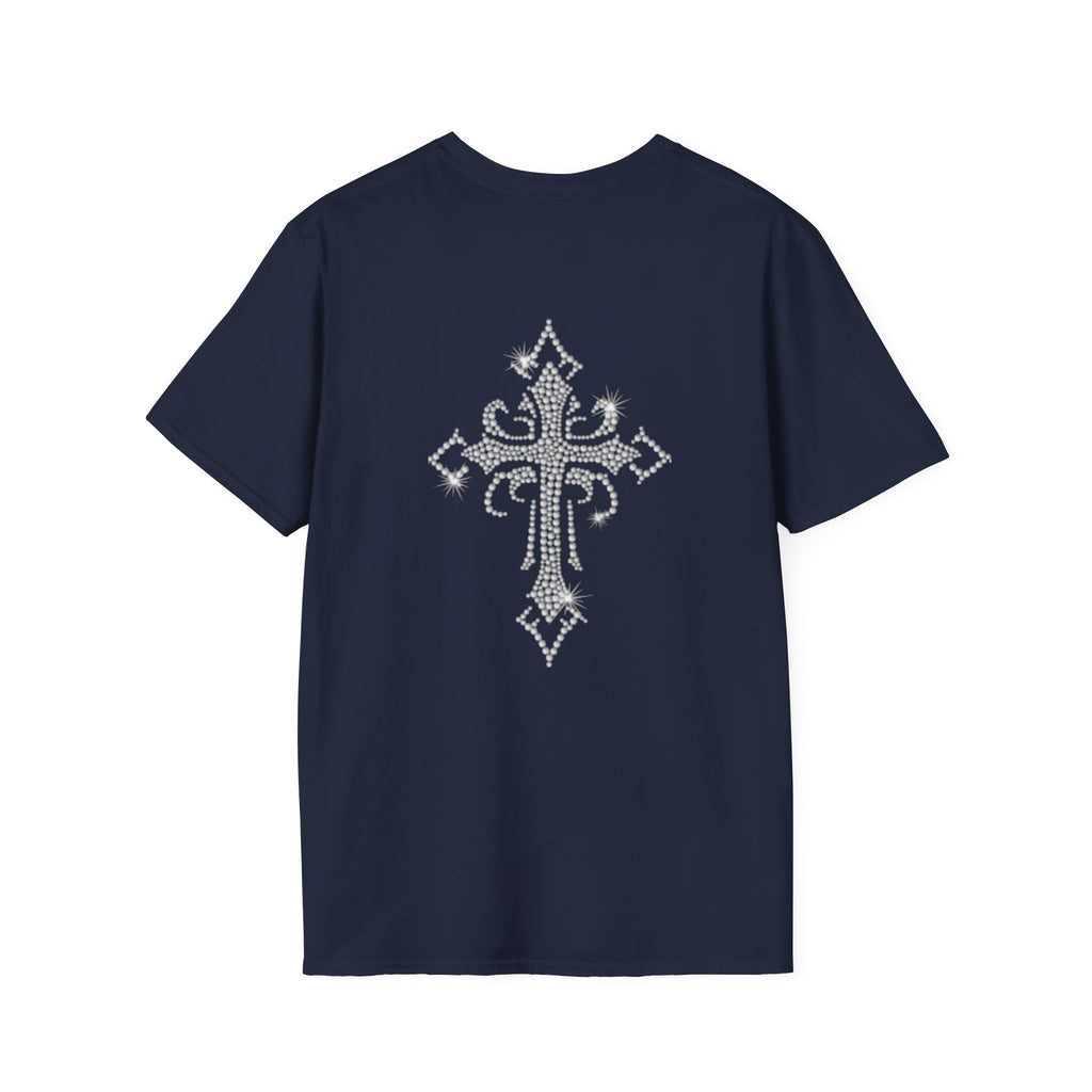 He Restores My Soul T-Shirt — Psalm 23:3 Script Faith Tee