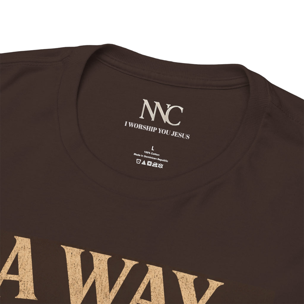 Christian T-Shirt — "A Way in the Wilderness" Isaiah 43:19 Faith Tee