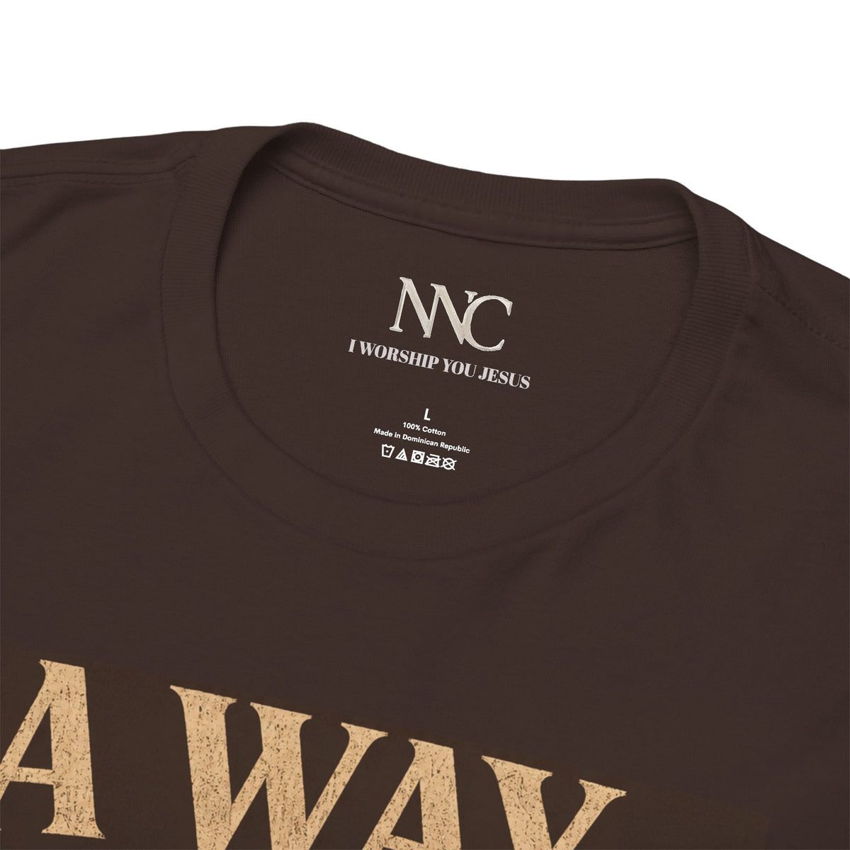 Christian T-Shirt — "A Way in the Wilderness" Isaiah 43:19 Faith Tee