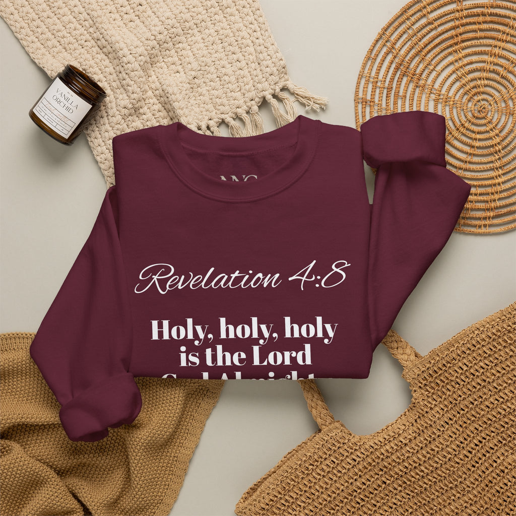 Revelation 4:8 "Holy, Holy, Holy" Crewneck Sweatshirt