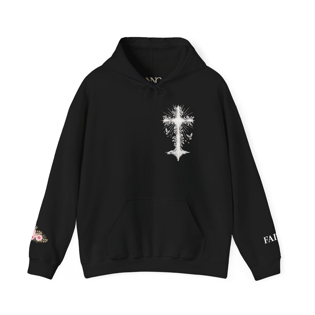 Faith Cross Hoodie — Inspirational Christian Prayer Quote Pullover