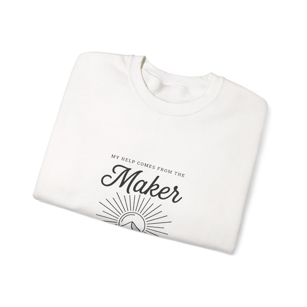 Maker of Heaven & Earth Sweatshirt | Christian Streetwear, Scripture Tee