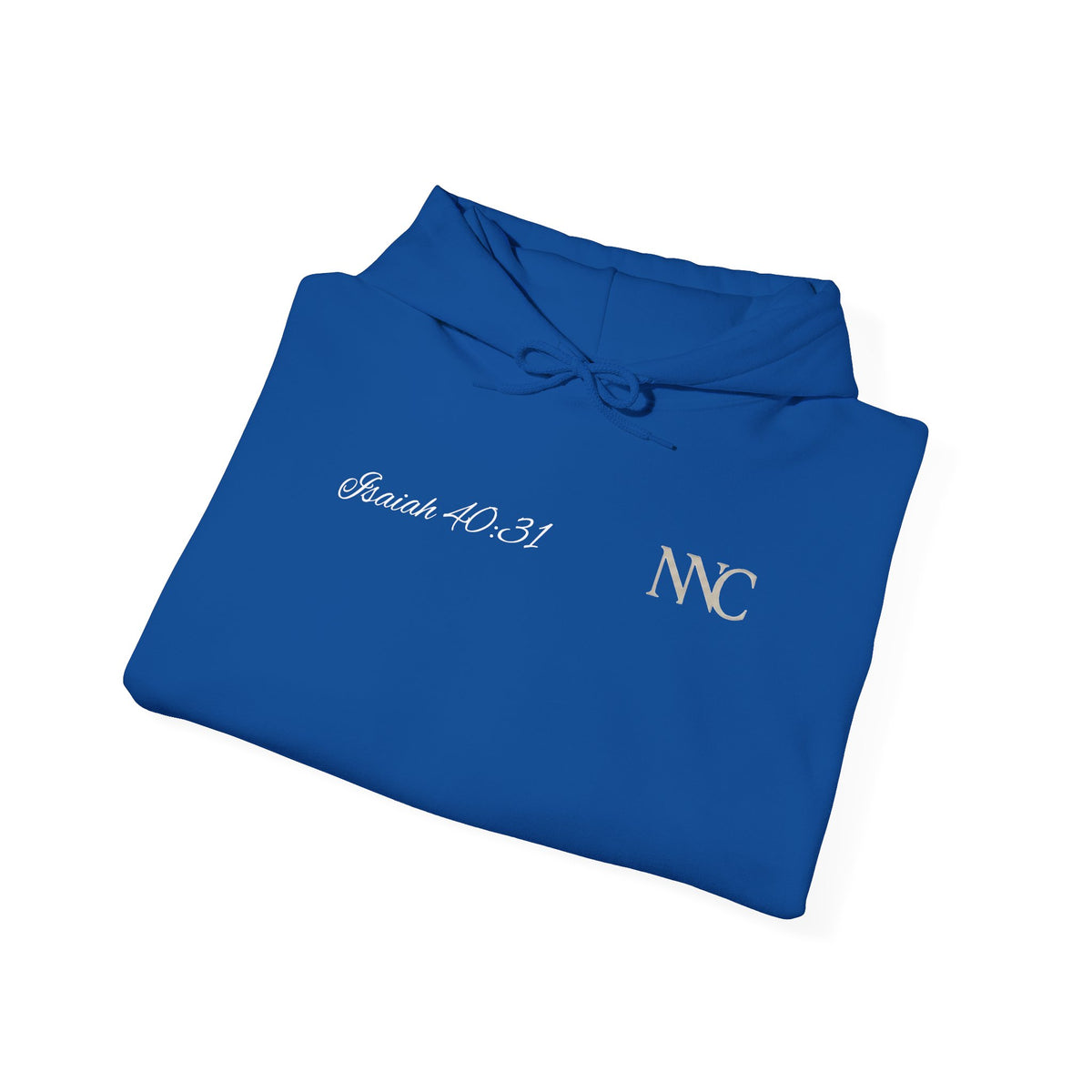 Faith Hoodie — "The Wait Is Not Wasted" Christian Pullover (Cross Sleeve Design)