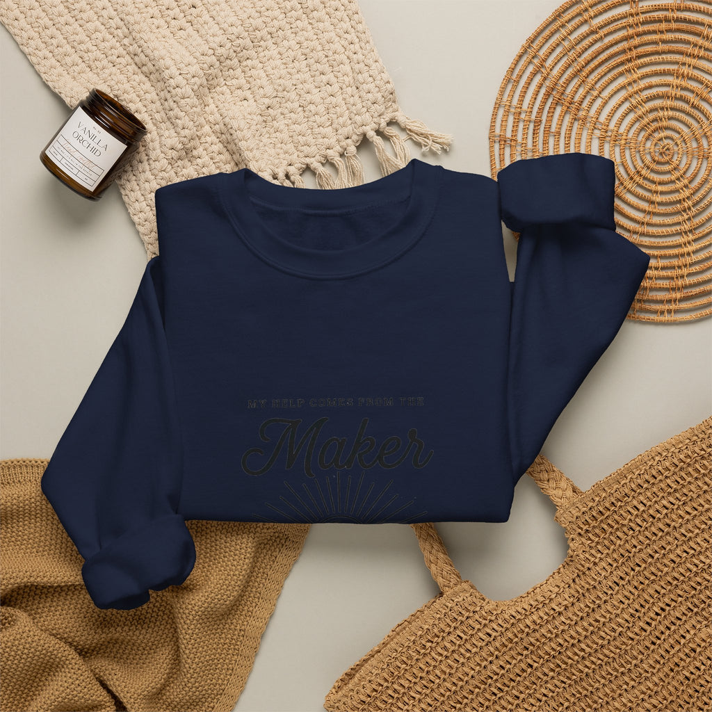 Maker of Heaven & Earth Sweatshirt | Christian Streetwear, Scripture Tee