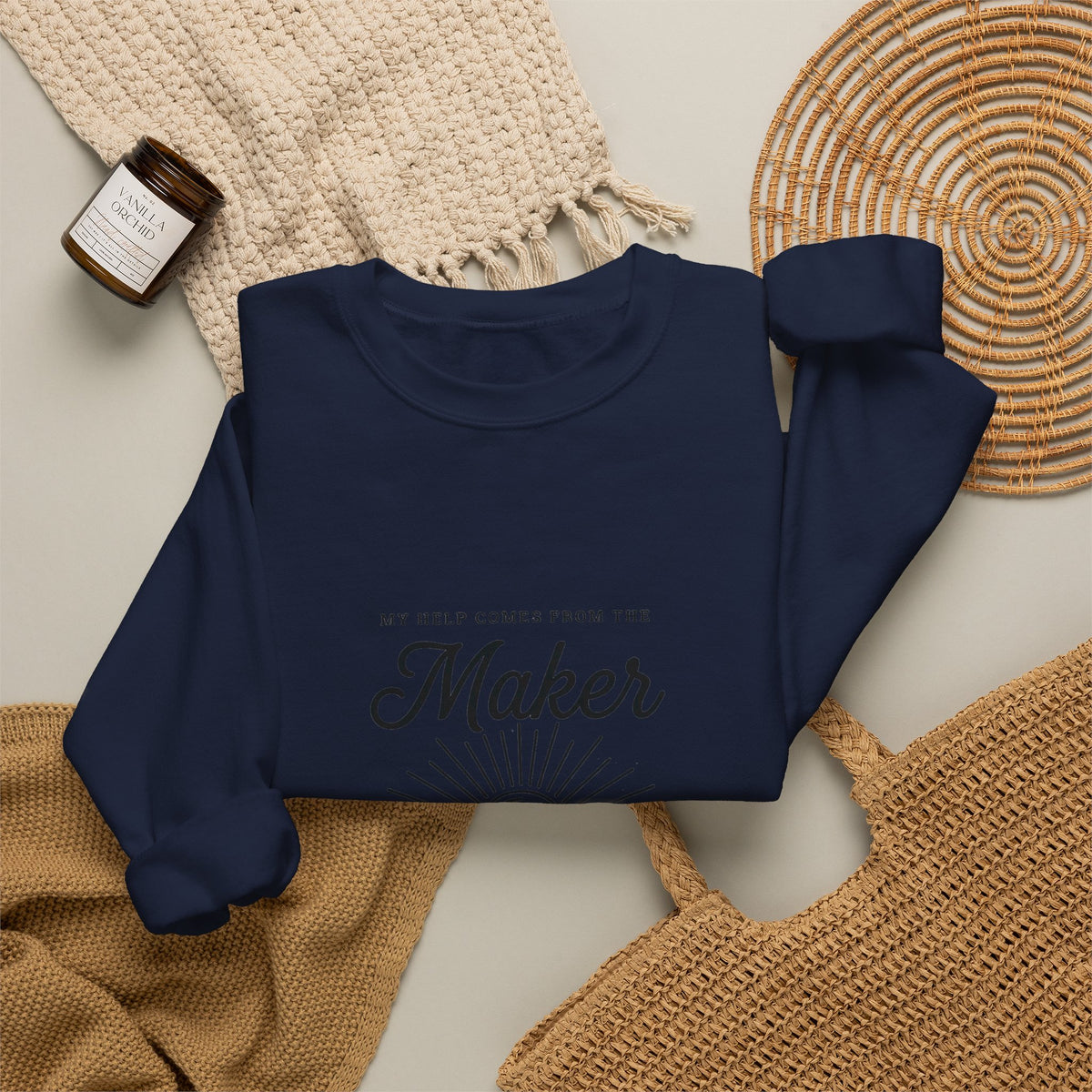 Maker of Heaven & Earth Sweatshirt | Christian Streetwear, Scripture Tee