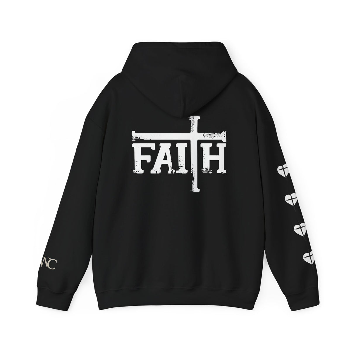 Faith Cross Hoodie — "Redeeming the Lost, to Send to the Lost" Christian Pullover