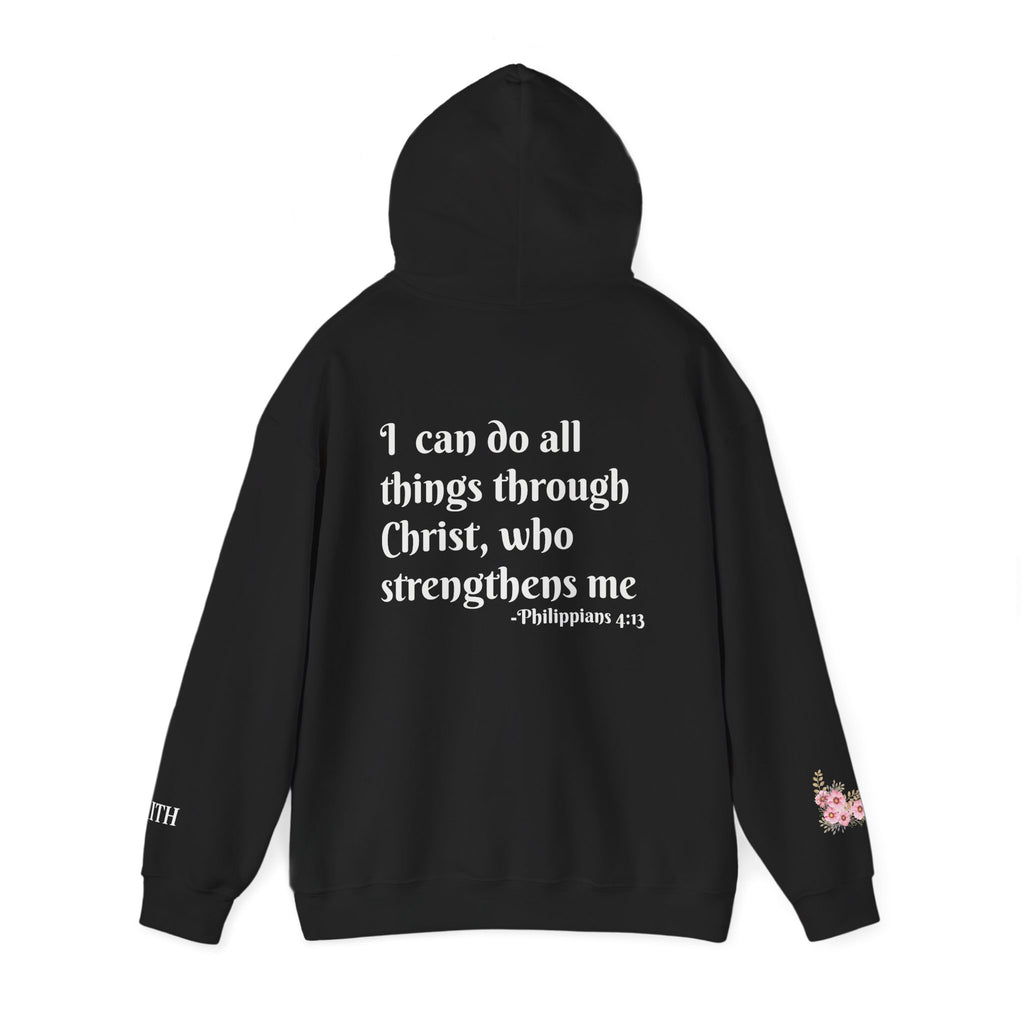 Faith Cross Hoodie — Inspirational Christian Prayer Quote Pullover