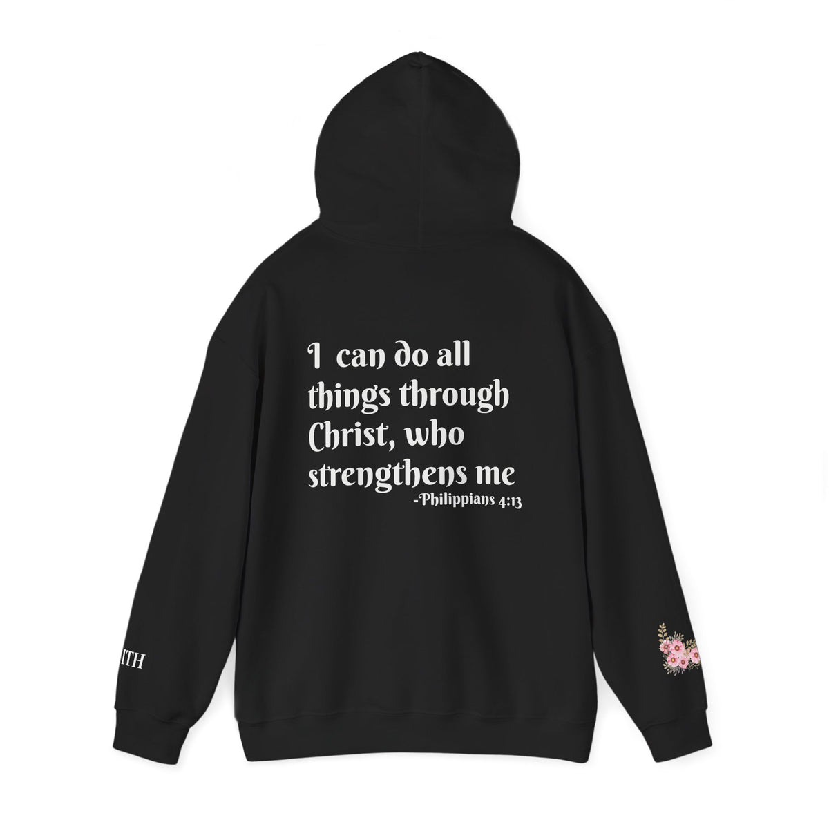 Faith Cross Hoodie — Inspirational Christian Prayer Quote Pullover