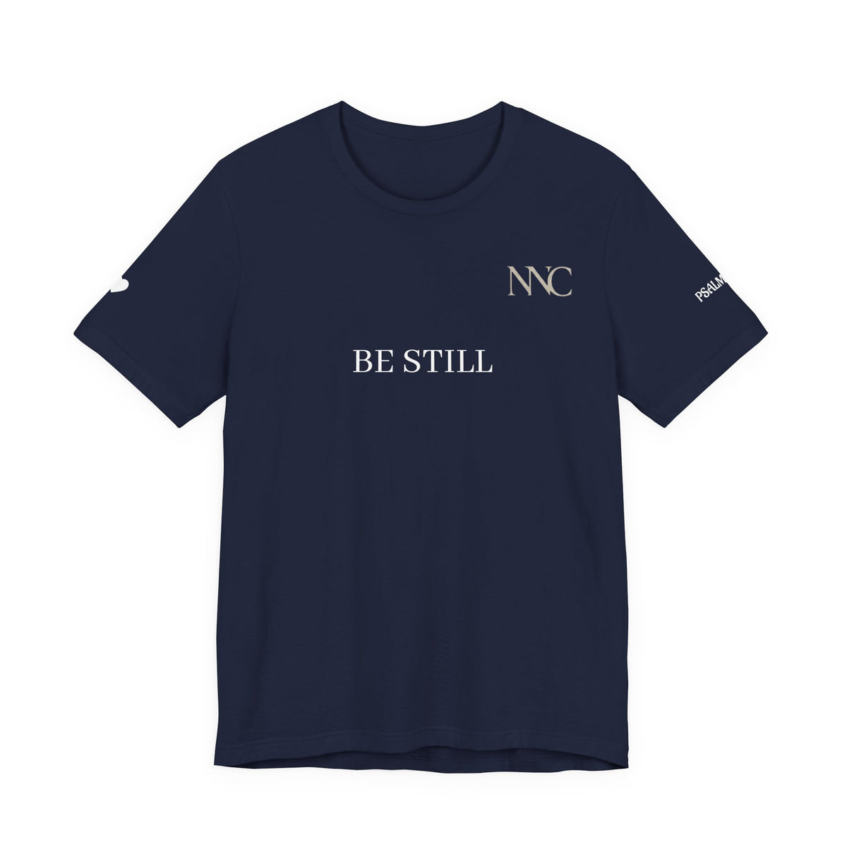 Minimalist 'NNC' Logo T-Shirt – Small Chest Monogram Tee