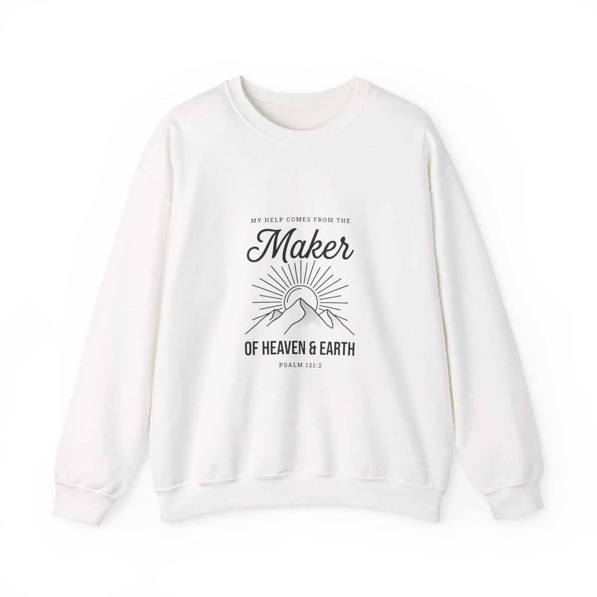 Maker of Heaven & Earth Sweatshirt | Christian Streetwear, Scripture Tee