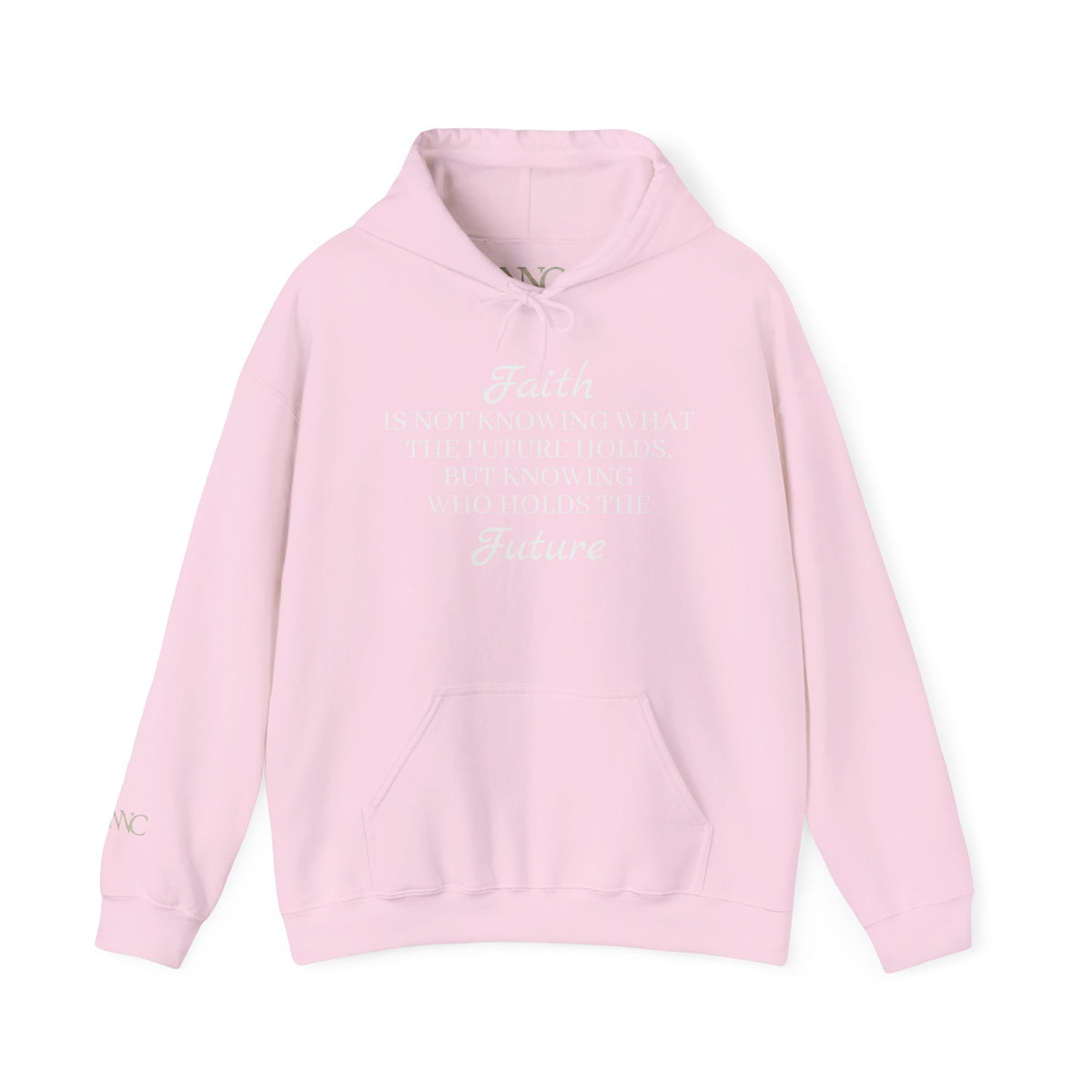 Faith Quote Hoodie – "I'm With Him" Christian Inspirational Hooded Sweatshirt