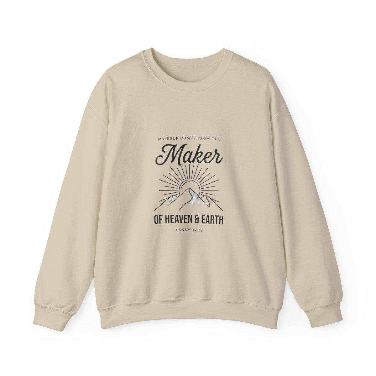Maker of Heaven & Earth Sweatshirt | Christian Streetwear, Scripture Tee