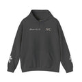 Faith Hoodie — "The Wait Is Not Wasted" Christian Pullover (Cross Sleeve Design)