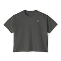 Christian Women's Boxy Tee — “When You Worship He Will Come & Manifest” Inspirational Faith Shirt