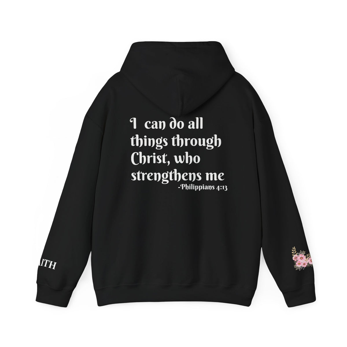Faith Cross Hoodie — Inspirational Christian Prayer Quote Pullover