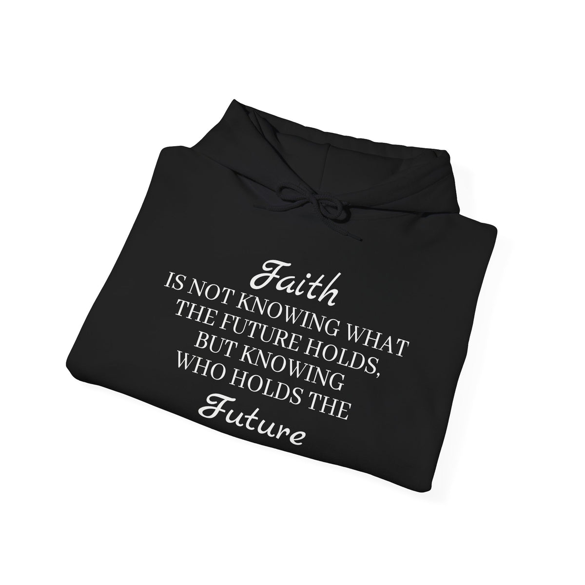 Faith Quote Hoodie – "I'm With Him" Christian Inspirational Hooded Sweatshirt