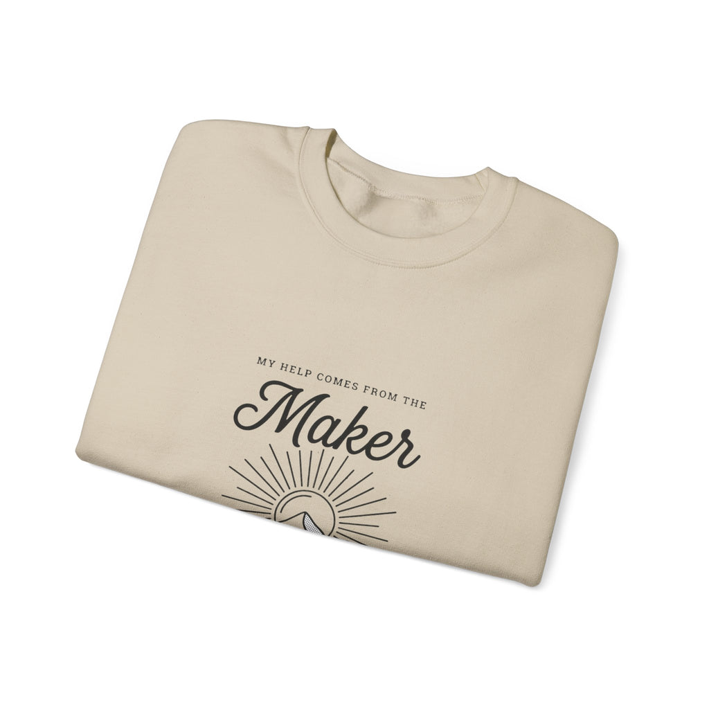 Maker of Heaven & Earth Sweatshirt | Christian Streetwear, Scripture Tee