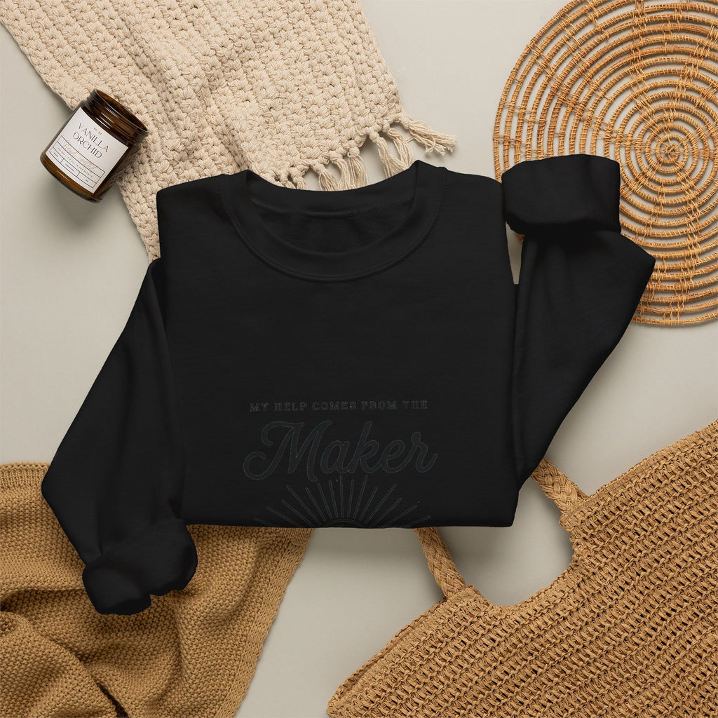 Maker of Heaven & Earth Sweatshirt | Christian Streetwear, Scripture Tee