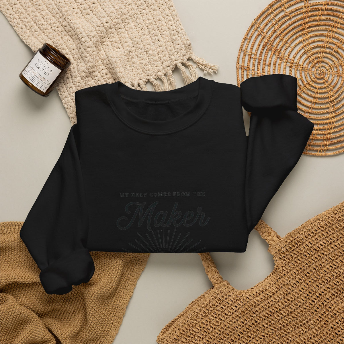 Maker of Heaven & Earth Sweatshirt | Christian Streetwear, Scripture Tee